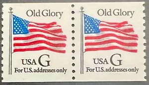 Scott#: 2889 - "G" Stamp (Black "G") 32¢ 1994 BEP coil pair MNHOG - Picture 1 of 1