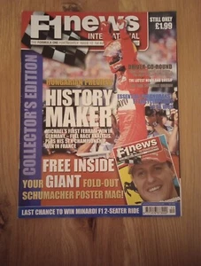 Formula One - F1 News Magazine - History Maker - August 1 2002 - Issue 12 - Picture 1 of 8