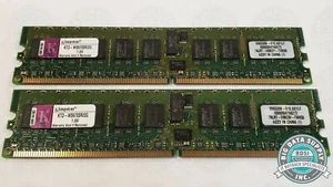 Kingston 2GB DDR2-400MHz PC2-3200 240-Pin DIMM WS670SR/2G (LOT OF 2) - Picture 1 of 3