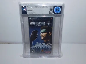 WATA 10 A++ METAL GEAR SOLID PORTABLE OPS SONY PSP Sealed Graded 2007 MINT GEM - Picture 1 of 7
