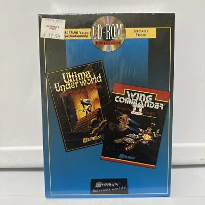 Ultima Underworld/Wing Commander II (PC, 1992) CIB Brand New Box Vintage Origin - Image 1 of 4