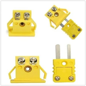 K Typ Thermoelement Miniaturbuchse Schalttafeleinbau Steckverbinder Gelb Accs - Bild 1 von 11