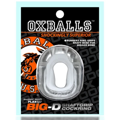 OXBALLS BIG D Cock Ring🍯Male HUJ Shaft Ball Stretcher BallRing Penis Sack Sling - Image 1 of 4