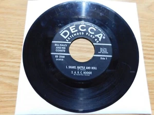 Bill Haley and His Comets - Decca 45 RPM EP-Shake, Rattle and Roll/A.B.C. Boogie - Picture 1 of 2