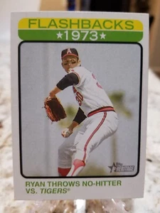 2022 Topps Heritage BF-11 Nolan Ryan Baseball Flashbacks 1973 - Picture 1 of 2