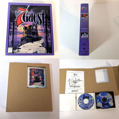 The 7th Guest Big Box 1992 PC CD-ROM Video Game Horror Adventure Haunted Mystery - Image 1 of 4