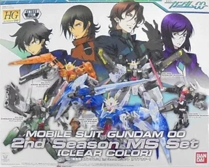HG 1/144 Mobile Suit Gundam 00 2nd Season MS Set Clear Color Plastic Model Used - Picture 1 of 1