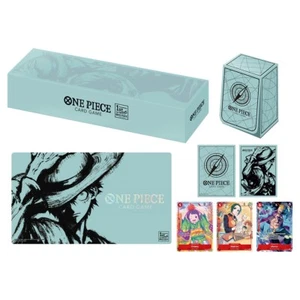 ONE PIECE JAPANESE 1ST ANNIVERSARY SET ENGLISH VERSION NUOVO PROMO CARD GAME - Imagen 1 de 3