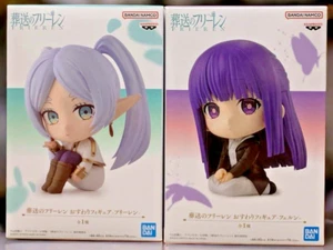 Frieren Beyond Journey's End Sitting Osuwari Figure Frieren & Fern Set - Picture 1 of 4