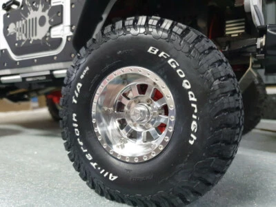 4PCS Aluminum 1.9 inch Beadlock Wheels & Wheels Cap Lims for 1/10 RC Crawler - Image 1 of 4