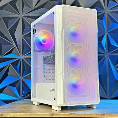 Custom Build ARGB Desktop i7 PC 32GB RAM 2TB SSD RTX 5060 Win11 GAMING READY - Image 1 of 4