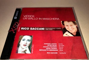 Rico Saccani Budapest Years CD CDr Verdi Un Ballo In Maschera Giorgina Lukacs - Picture 1 of 6