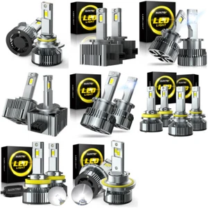 AUXITO LED Headlight Bulb High Low Beam H11 9005 H13 9012 D1S D3S D2S D4S P - Picture 1 of 37