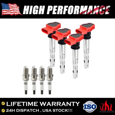 高尔夫捷达 GTI 2.0/2.0T UF529 奥迪 TT A4 A5 R8 大众点火线圈和火花塞 — 第 1/4 张图片