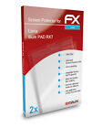 atFoliX 2x folia ochronna na wyświetlacz do Lanix Ilium PAD RX7 folia ochronna przezroczysta folia