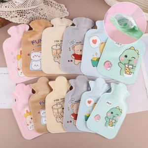 Plush Hot Water Bag Cold-proof Warm Handbag Portable Hot Water Bottle Winter - Picture 1 of 23