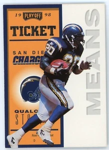 1998 Playoff Contenders Natrone Means Crad #63 - Bild 1 von 2