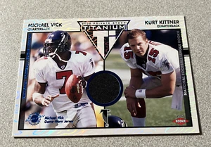 2002 Pacific Private Stock Titanium #106 Michael Vick Kurt Kittner 16/200 - Picture 1 of 2