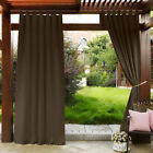 Waterproof Pergola Outdoor Drapes Blackout Patio Curtain Outside Thermal Tap Top