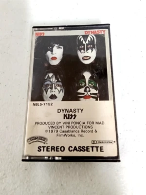 Kiss Dynasty 1979 Casablanca First EDITION STEREO Cassette Tape NBL5-7152  - Image 1 of 4