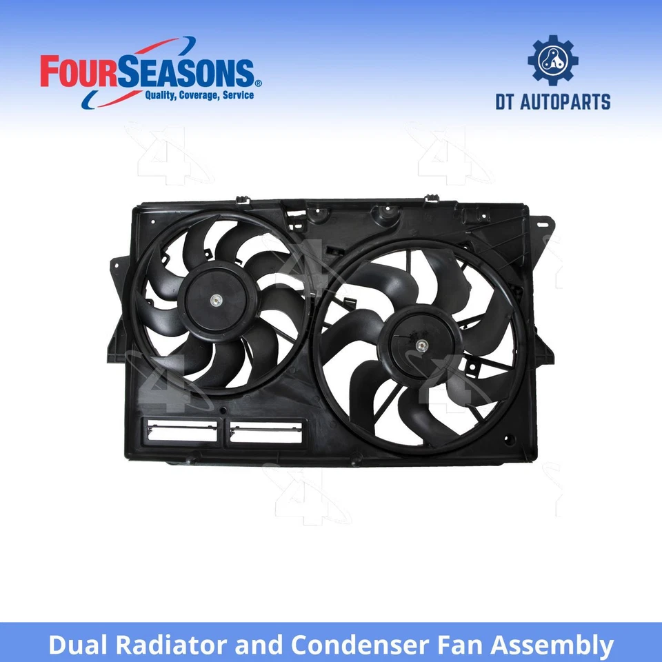 Conjunto de ventilador/radiador utilitario Ford Police Interceptor 13-19 4 estaciones Foto 1 de 4