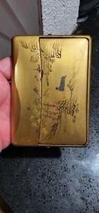 Estuche de cigarrillos de laquor japonés de la Segunda Guerra Mundial período meiji - Imagen 1 de 12