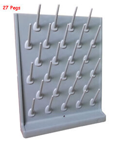 Drying Rack Pp 27pegs Wall Mounted Desk Top Lab Supply Cleaning Equipment