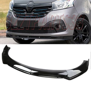 For Renault Trafic 2014+ Front Bumper Lip Spoiler Splitter for Nissan NV300 DS - Picture 1 of 10