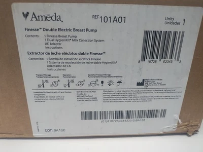 Ameda Finesse Double Electric Breast Pump System. New in Box. Sealed. 101A01 - Image 1 of 4