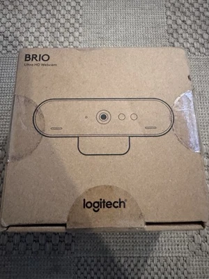 Logitech BRIO Ultra HD Webcam - Black Sealed Brand New - Image 1 of 4