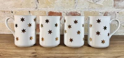 "American Atelier Party Time 4 tazas oro frío caliente 6 piezas estrella David 8"" bebida blanca" Foto 1 de 4