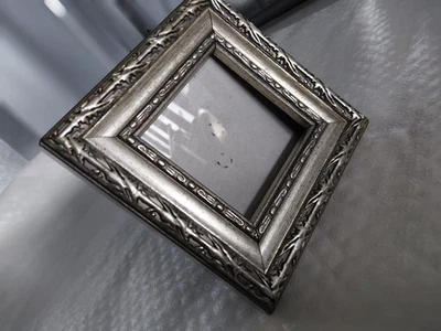 3x3 Silver Plated Picture Frame Foto 1 de 2