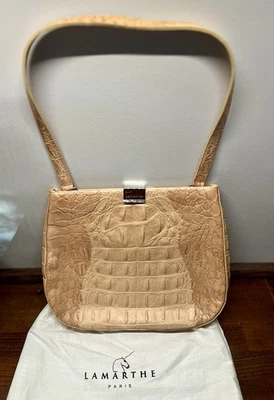 Didier Lamarthe Paris Embossed Leather Purse with Dust Cover - Image 1 of 4