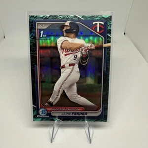 2024 Bowman Draft #BDC-167 Jaime Ferrer Aqua Lunar Crater Refractor #/125 4263 - Picture 1 of 2