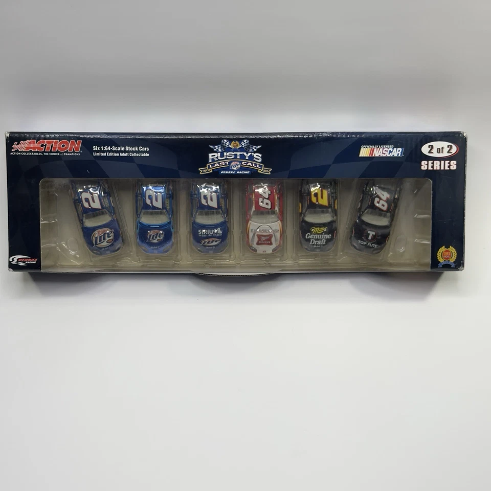Rusty Wallace ограниченный выпуск масштаб 1:64 шесть автомобилей Nascar набор серии 2 из 2 - 2005 - Изображение 1 из 4