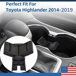 Soporte de copa divisor de inserción actualización para consola central para Toyota Highlander 2014-2020 - Imagen 1 de 12
