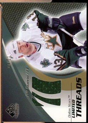 Bill Guerin Card 2003-04 SP Game Used Limited Threads Jersey Gold /21 #LTBG  - Image 1 of 2