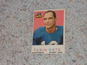 1959 TOBIN ROTE Topps Football Card #170 - Detroit Lions!!! - Picture 1 of 2