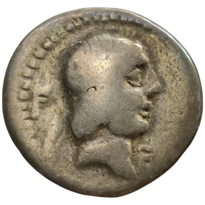 Roman Republic Denarius 90 BC L. Capurnius L.f. L.n. Piso Frugi Silver Coin 17T - Image 1 of 2