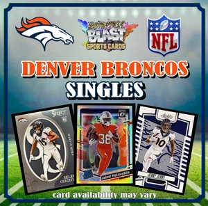 Denver Broncos Singles ~ mehrere Spieler & Jahre ~ Mengenrabatt! - Bild 1 von 11