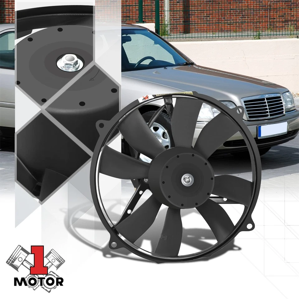 Conjunto de ventilador de radiador estilo OE para 94-03 Mercedes-Benz C220/C230/C280/CLK430 Foto 1 de 4