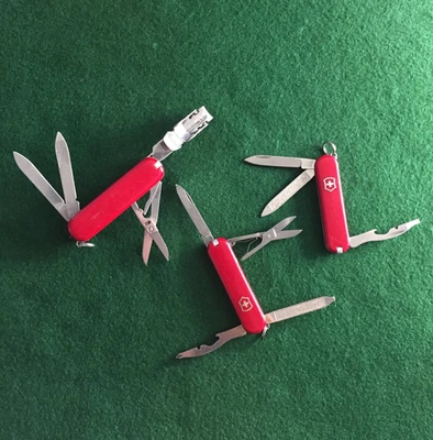 Lote de 3 navajas suizas Victorinox clip de uñas 580, Rambler, Rover EDC V-7 Foto 1 de 4