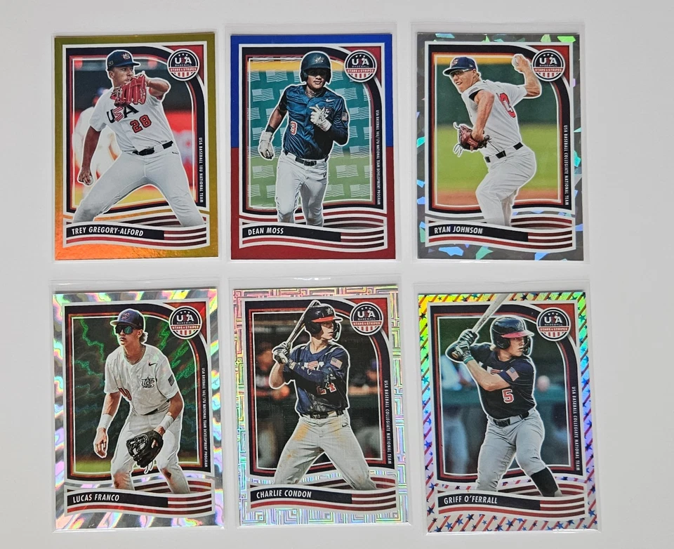PROSPECTS! SHORT PRINT PARALLELS! 2024 Panini USA Stars & Stripes! YOU PICK  - Image 1 of 1