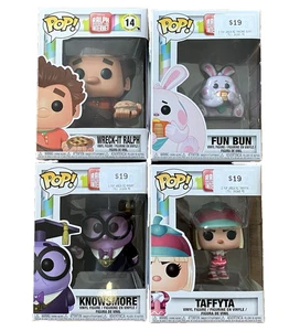 Ralph Breaks the Internet Disney FUNKO POP Vinyl Lot x4 Knowsmore FunBun Taffyta - Picture 1 of 9