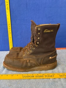 Thorogood 804-3800 8" Heritage Moc Puntera de Acero Botas de Cuero Marrón para Hombre 10.5 D - Imagen 1 de 24