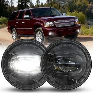Fits 2004-2006 Chevy Suburban Tahoe Z71 LED Fog Lights Driving Clear Bumper Lamp - Foto 1 di 8