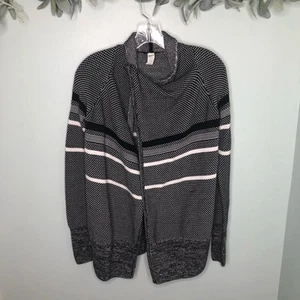 Ivivva Feeling Toasty Black White Cardigan 14 - Picture 1 of 9