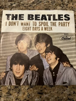 THE BEATLES EIGHT DAYS A WEEK/I DON'T WANT 45 w/WEST COAST SLEEVE**1965**5371** - Image 1 of 3