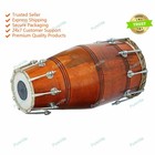 IndianMusical Instrument Traditional Wedding-Kirtan Gajra Skin Dholak With Cover