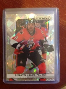 MILAN MICHALEK #74 SENATORS 17/30 made PRIZM Cracked Ice 2013/14 Panini Expo - Picture 1 of 1
